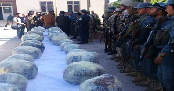 فرماندهی پولیس هرات از کشف 16 کیلو گرام مواد مخدر در این ولایت خبر می‌دهد