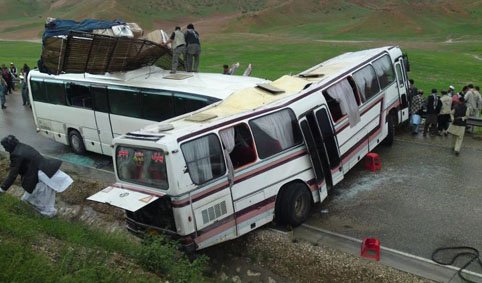 حادثه ترافیکی در شاهراه هرات_قندهار 12 تن را مجروح ساخت