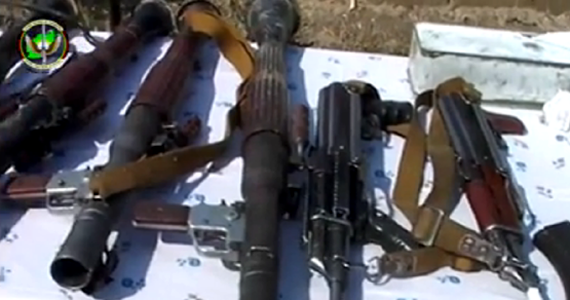 کشف یک مخفیگاه بزرگ جنگ‌افزار در ننگرهار 