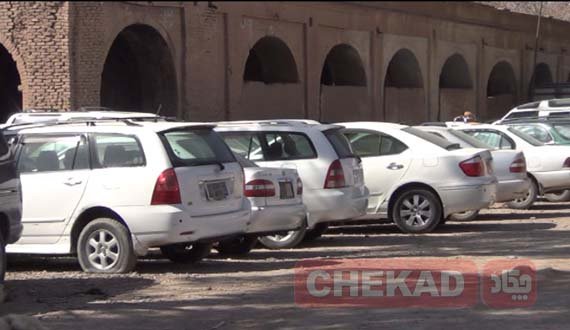 کاروان جمع آوری موترهای بدون اسناد در هرات ادامه دارد