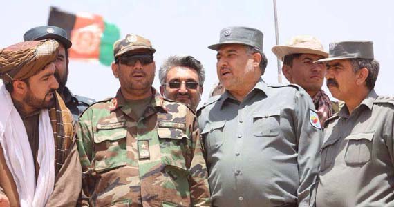 فرماندهان ارشد نظامی وضعیت امنیتی ولسوالی مقر بادغیس را بررسی کردند