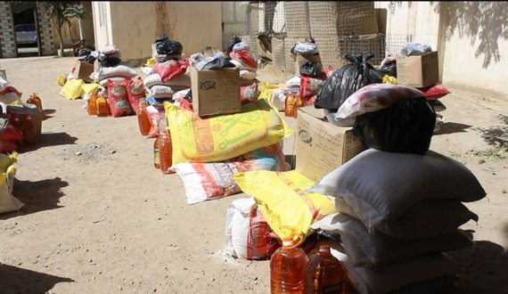 توزیع بسته‌های کمکی به 100 خانواده نیازمند در هرات