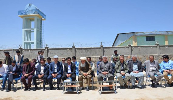 سنگ تهداب ساختمان پرورشگاه گاو در ولایت غور گذاشته شد