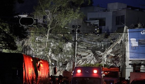  زمین لرزه­ای در مناطق مرکزی مکزیک جان 220 تن را گرفت