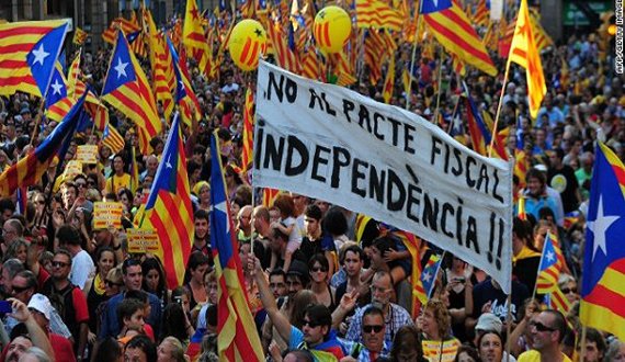 کاتالونیا حق استقلال را کسب کرد