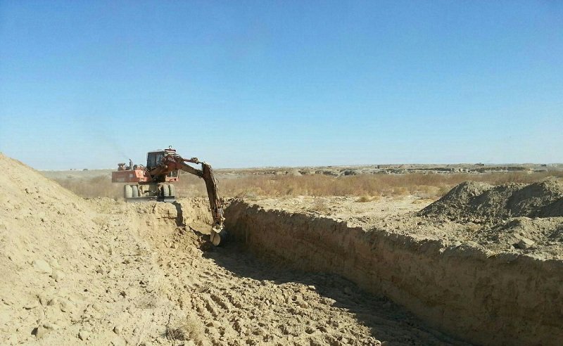 آغاز کار ساخت کانال‌های آبیاری در فراه