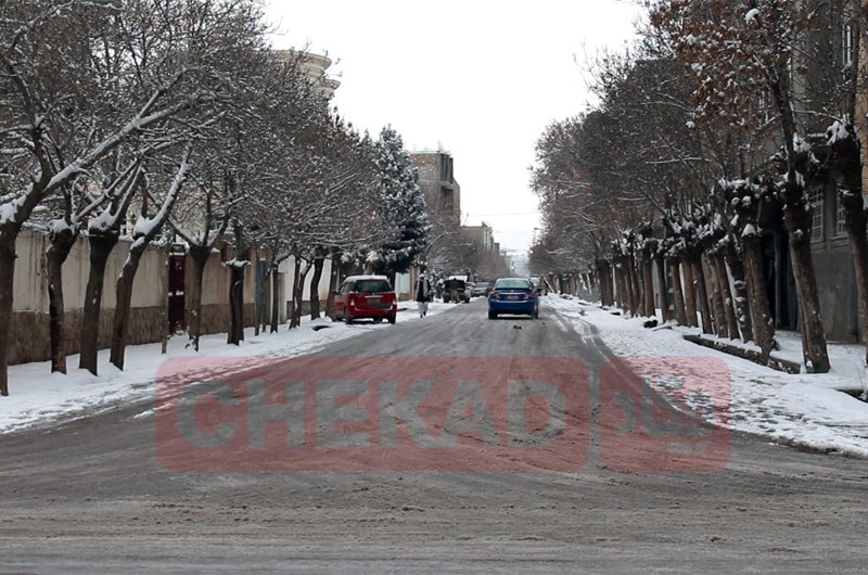 اولین بارش برف در هرات طی سال جاری