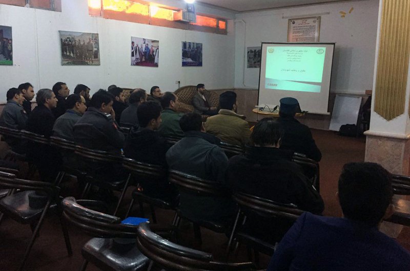 تدویر یک دوره آموزشی برای منسوبان پولیس هرات
