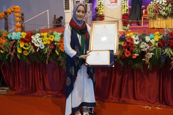 دختر هراتی برنده مدال بهترین دانشجوی جهان شد
