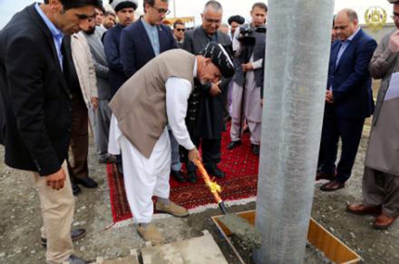 سنگ تهداب شبکۀ انتقال برق در ولایت خوست گذاشته شد