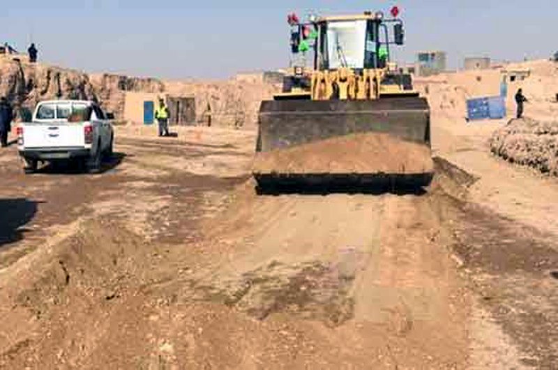 کار عملی ساخت جاده حلقوی در بادغیس آغاز شد