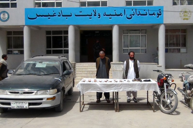 4 فروشنده و پخش کننده‌ی موادمخدر در بادغیس بازداشت شدند