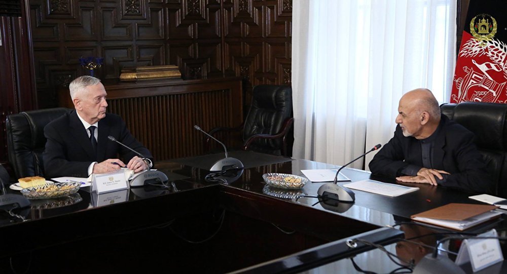 وزیر دفاع امریکا با رهبران حکومت وحدت ملی دیدار کرد