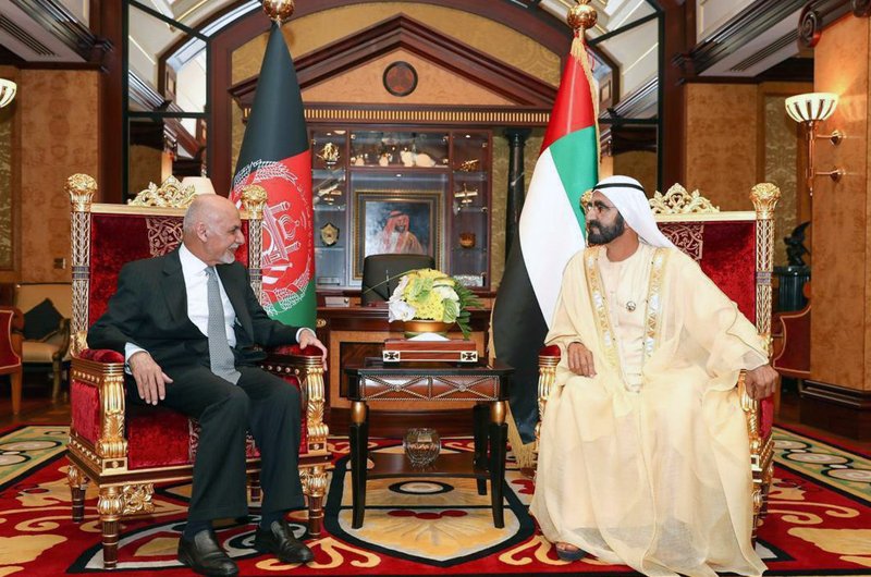 امارات از روند صلح به رهبری افغا‌ن‌ها حمایت می‌کند