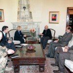 دیدار رییس جمهور غنی با وزیر دفاع ایتالیا