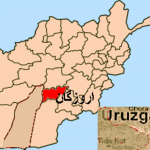 راهپیمایان در ارزگان حملۀ مرگبار فرانسه را می ستایند