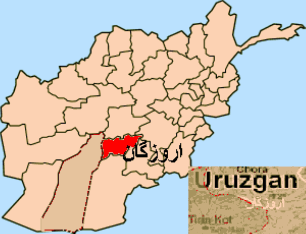 راهپیمایان در ارزگان حملۀ مرگبار فرانسه را می ستایند