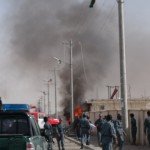 انفجار یک موتر باربری پر از مواد منفجره در کابل