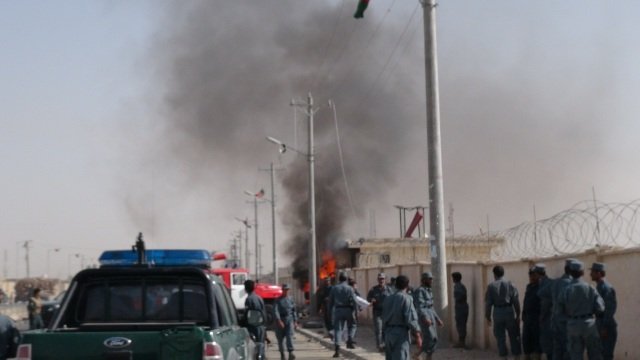 انفجار یک موتر باربری پر از مواد منفجره در کابل