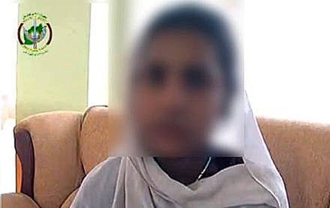 دختر ۱۰ ساله انتحاری در هلمند خود را به پلیس تسلیم کرد