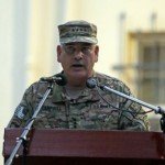 دیدار فرمانده نیروهای ایتلاف با راحیل شریف فرمانده ارتش پاکستان