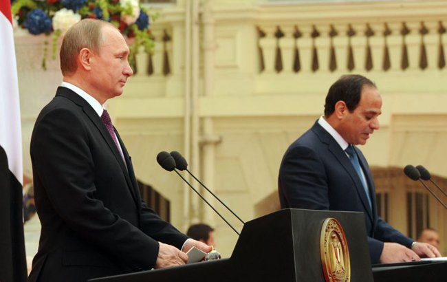 موافقت پوتین و السیسی برای ساخت تأسیسات اتمی در مصر