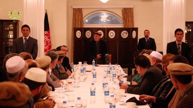 رییس‌جمهور غنی با بزرگان ولایت بدخشان دیدار کرد
