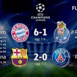 صعود تیم‌های بایرن‌مونیخ و بارسلونا به مرحله نیمه پایانی لیگ قهرمانان فوتبال اروپا