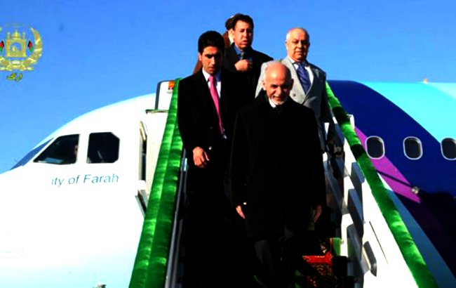 رییس‌جمهور غنی به تاجیکستان سفر کرد