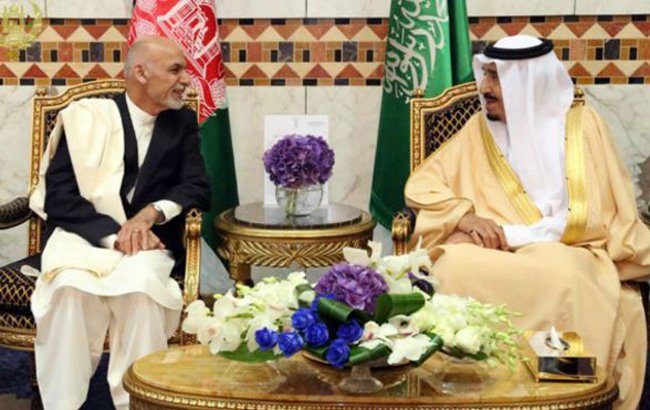 افغانستان از موقف عربستان در جنگ یمن حمایت می کند