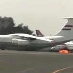 بمباران فرودگاه صنعا هنگام فرود هواپیمای ایران