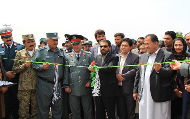 تاسیسات قرارگاه شاهراه فرماندهی امنیه هرات به بهره برداری رسید