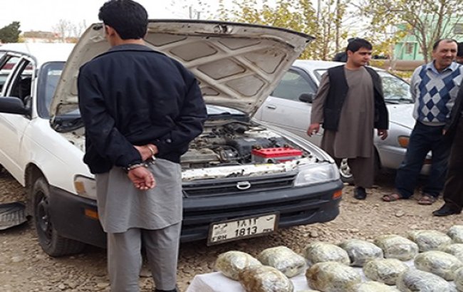 بازداشت ۲۶ قاچاقچی مواد مخدر به شمول دو زن و دو ایرانی