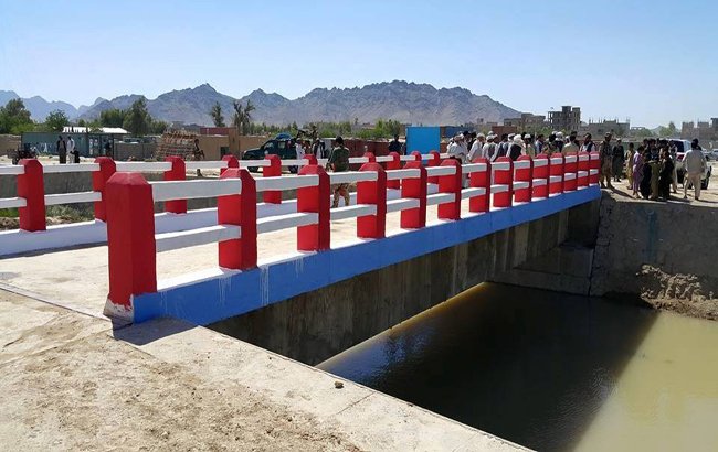 افتتاح یک پل در ولایت فراه