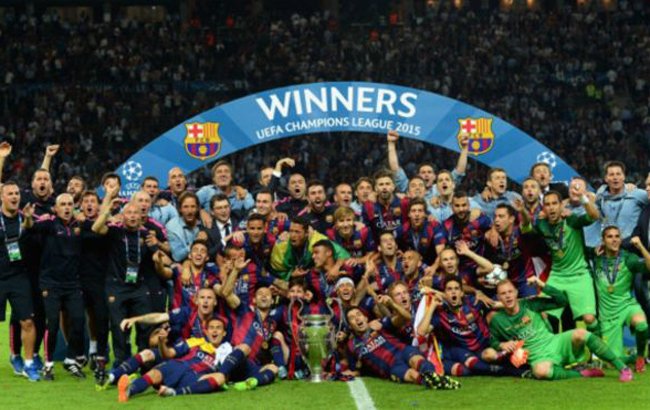 بارسلونا برای پنجمین بار قهرمان لیگ قهرمانان اروپا شد
