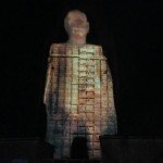 نمایش بُت های بامیان با نور سه بُعدی