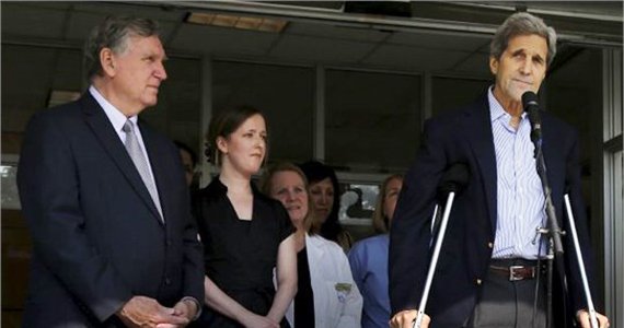 جان کری: پس از مرخصی از بیمارستان به مذاکرات می‌روم