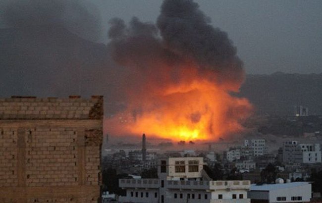 منهدم کردن موشک اسکاد توسط عربستان