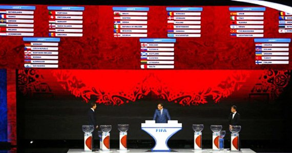 قرعه‌کشی مسابقات انتخابی جام جهانی در روسیه برگزار شد