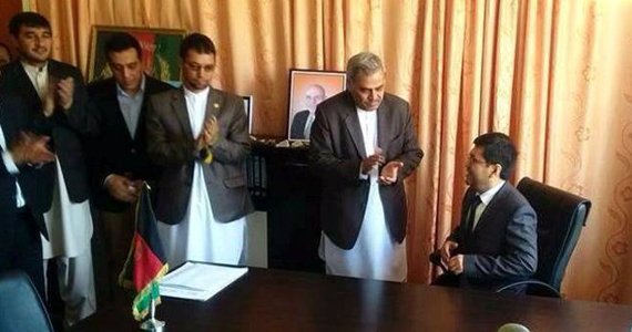 والی جدید بامیان کار خود را آغاز کرد