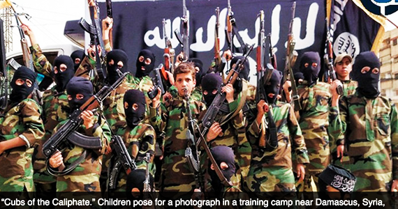 آموزش سربریدن به کودکان از سوی داعش
