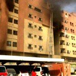 آتش‌سوزی در یک ساختمان مسکوی عربستان سعودی