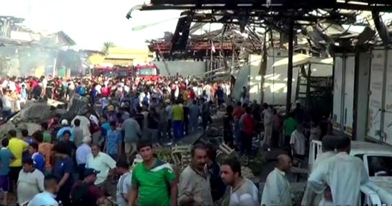 انفجار در بغداد، ۵۰ کشته در یک فروشگاه