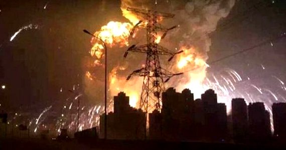 دو انفجار یک شهر مرزی چین را لرزاند