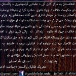 طالبان پاکستانی هم سو با علمای افغانستان