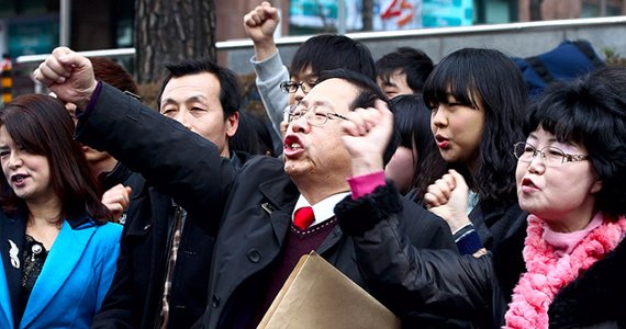 مخالفان فرستادن نیروی نظامی جاپان راه‌پیمایی کردند