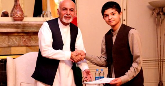 حضور نوجوان افغان در نشست سازمان ملل