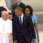 اوباما در فرودگاه به استقبال پاپ رفت