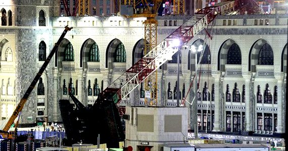 کشته شدن ۵ شهروند ایرانی در حادثه  سقوط جرثقیل در مکه