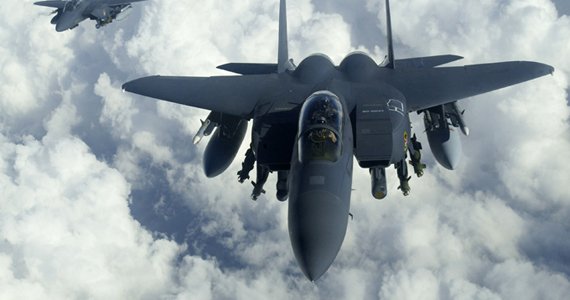 جنگنده‌های عربستان روی آسمان صنعا